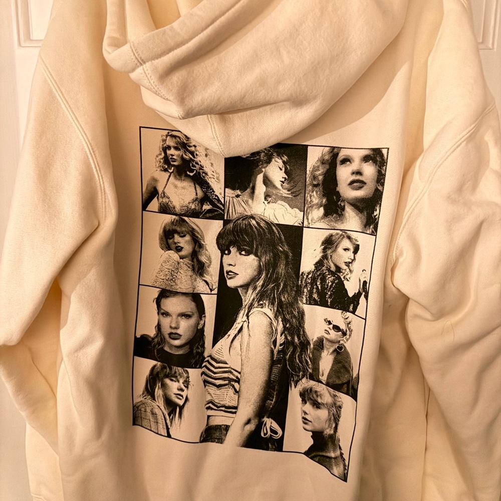 Taylor Swift Eras Tour Cream Hoodie